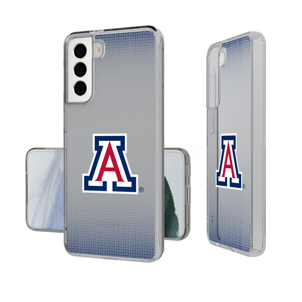 Arizona Wildcats Linen Galaxy Clear Phone Case