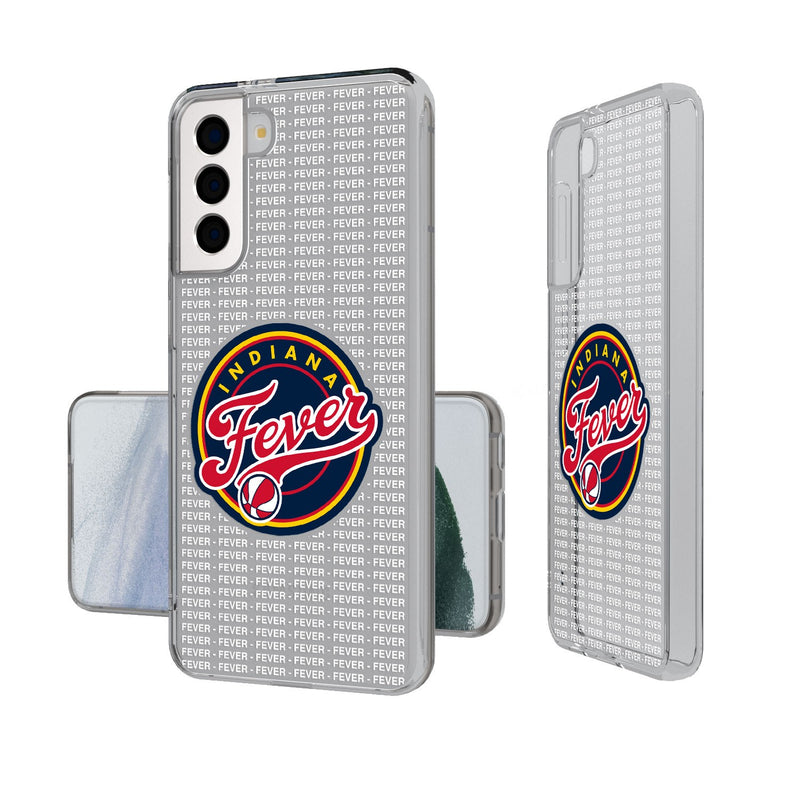 Indiana Fever Blackletter Galaxy Clear Case