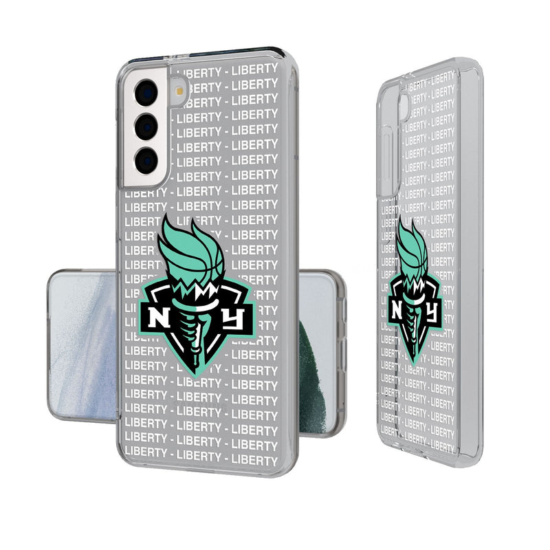 New York Liberty Blackletter Galaxy Clear Case