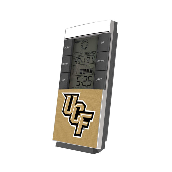 Central Florida Golden Knights Endzone Solid Digital Desk Clock