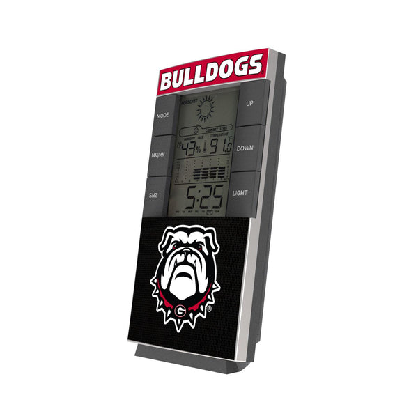 Georgia Bulldogs Endzone Solid Digital Desk Clock