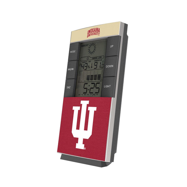 Indiana Hoosiers Endzone Solid Digital Desk Clock