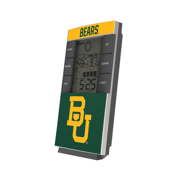 Baylor Bears Endzone Solid Digital Desk Clock