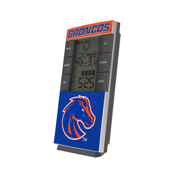 Boise State Broncos Endzone Solid Digital Desk Clock