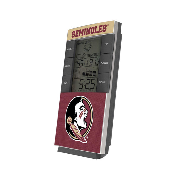 Florida State Seminoles Endzone Solid Digital Desk Clock