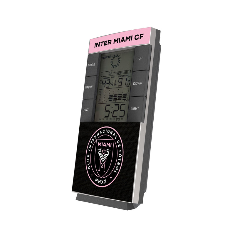 Inter Miami FC  Solid Wordmark Digital Desk Clock