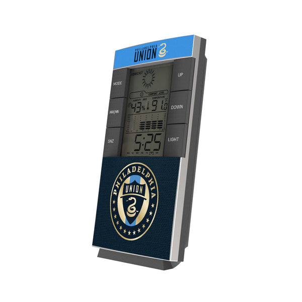Philadelphia Union   Solid Wordmark Digital Desk Clock