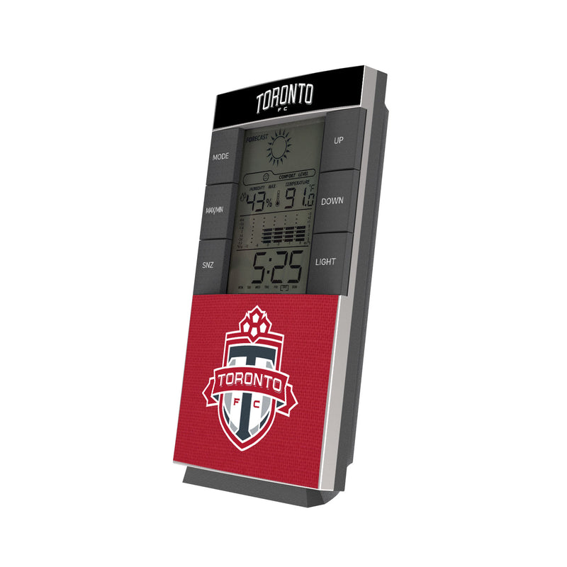 Toronto FC   Solid Wordmark Digital Desk Clock