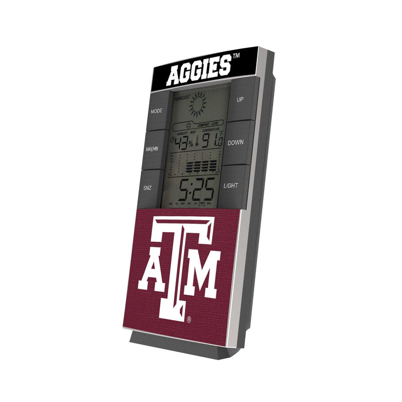 Texas A&M Aggies Endzone Solid Digital Desk Clock