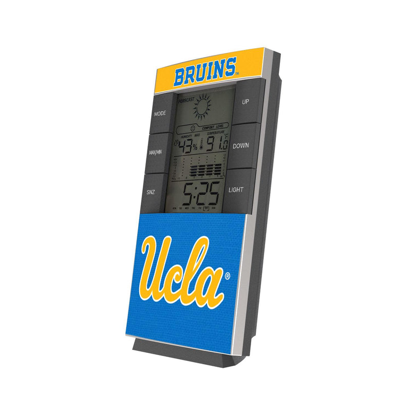 UCLA Bruins Endzone Solid Digital Desk Clock