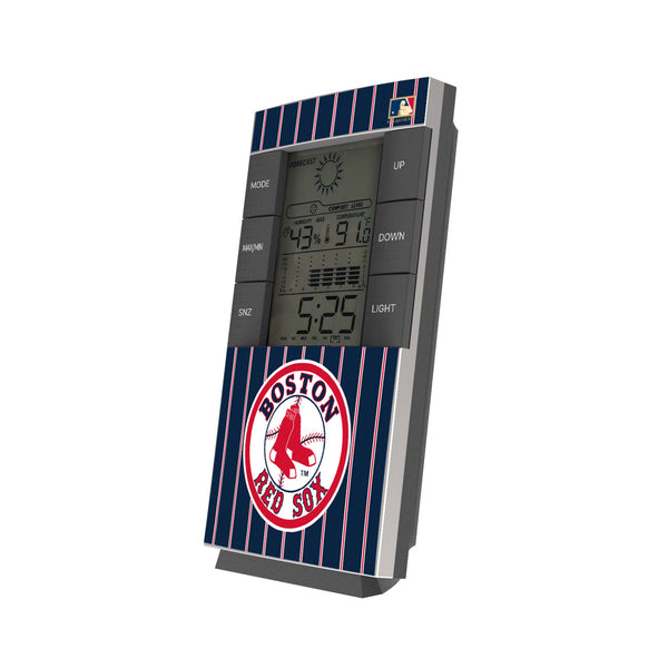 Boston Red Sox 1976-2008 - Cooperstown Collection Pinstripe Digital Desk Clock