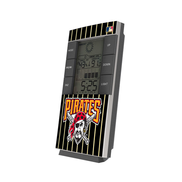 Pittsburgh Pirates 1997-2013 - Cooperstown Collection Pinstripe Digital Desk Clock
