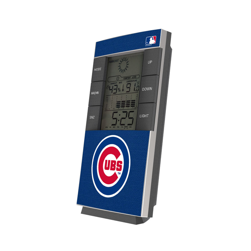 Chicago Cubs Solid Digital Desk Clock