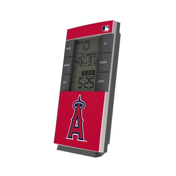 Los Angeles Angels Solid Digital Desk Clock