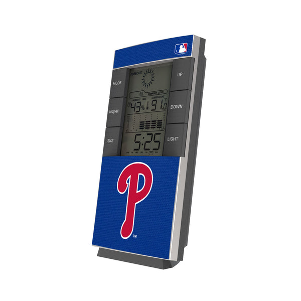 Philadelphia Phillies Solid Digital Desk Clock