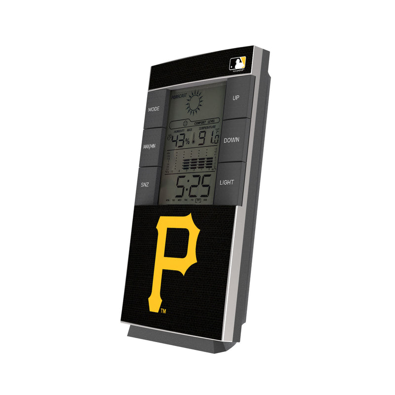 Pittsburgh Pirates Solid Digital Desk Clock