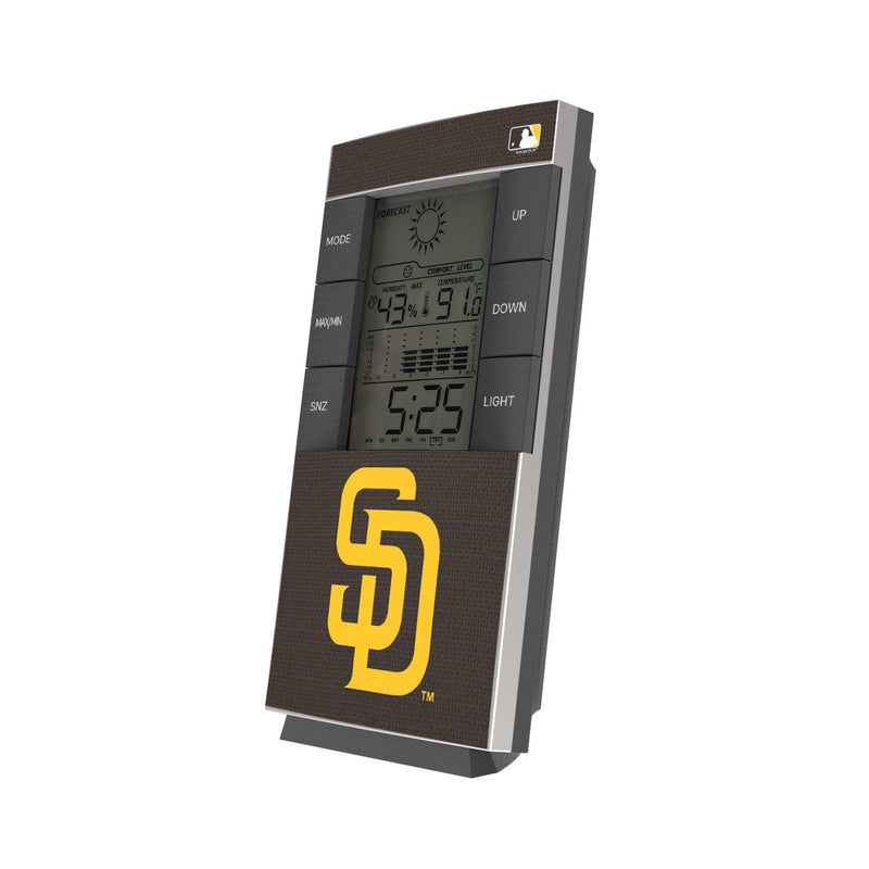 San Diego Padres Solid Digital Desk Clock