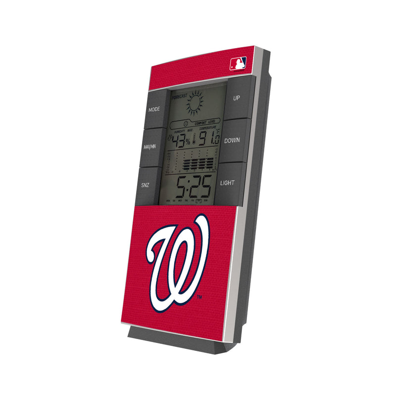 Washington Nationals Solid Digital Desk Clock