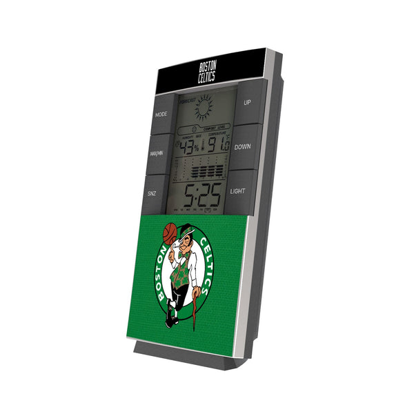 Boston Celtics Solid Wordmark Digital Desk Clock