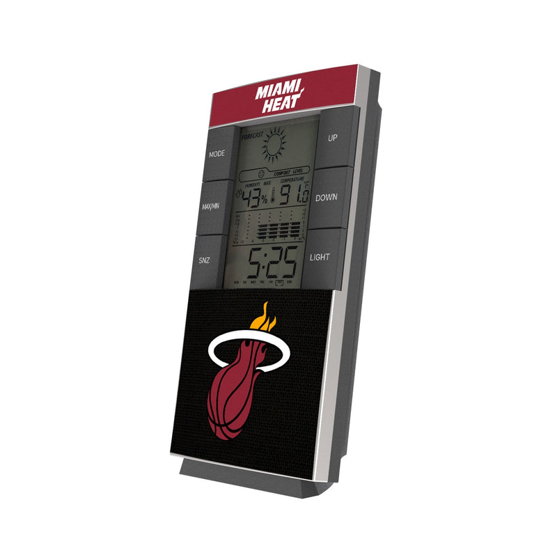 Miami Heat Solid Wordmark Digital Desk Clock