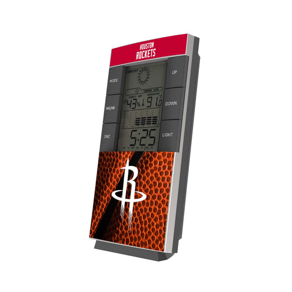 Houston Rockets Basketball Digital Desk Clock