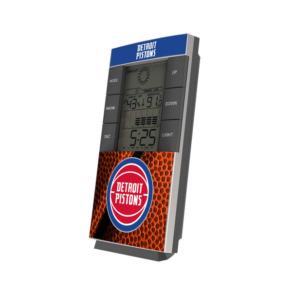 Detroit Pistons Basketball Digital Desk Clock