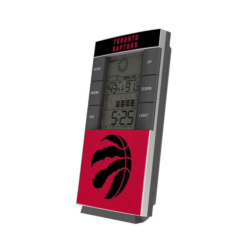 Toronto Raptors Solid Wordmark Digital Desk Clock