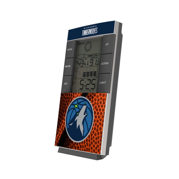 Minnesota Timberwolves Basketball Digital Desk Clock