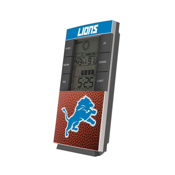 Detroit Lions Football Wordmark Digital Desk Clock