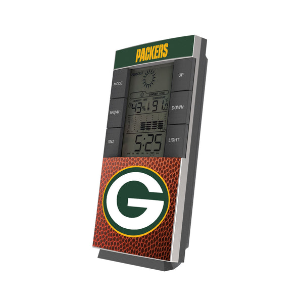 Green Bay Packers Football Wordmark Digital Desk Clock