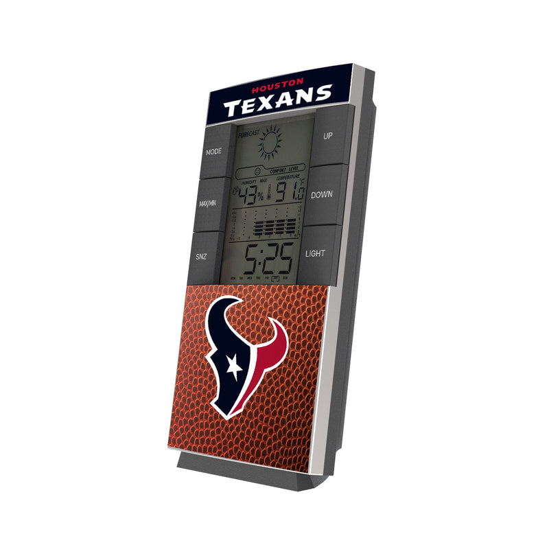 Houston Texans Football Wordmark Digital Desk Clock