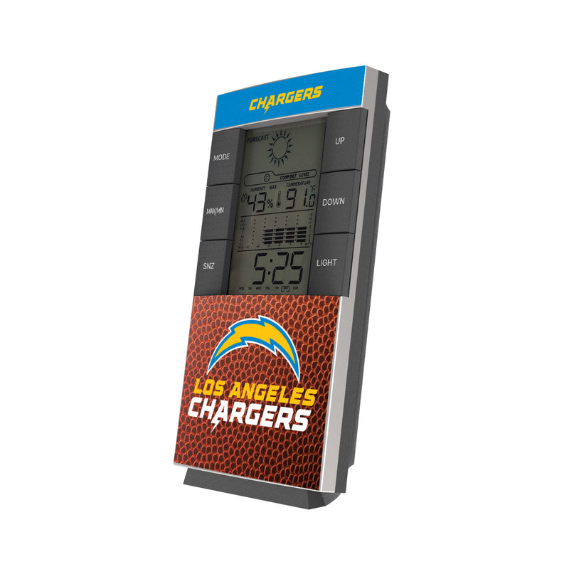 Los Angeles Chargers Football Wordmark Digital Desk Clock