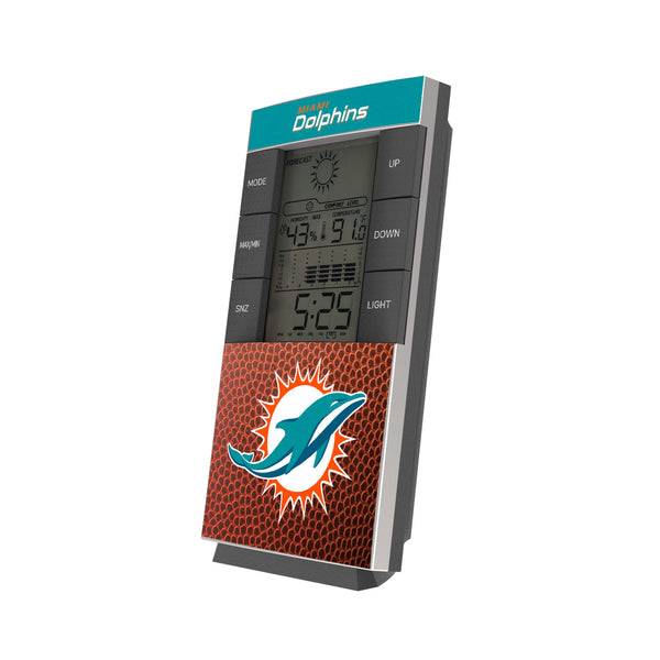 Miami Dolphins Football Wordmark Digital Desk Clock