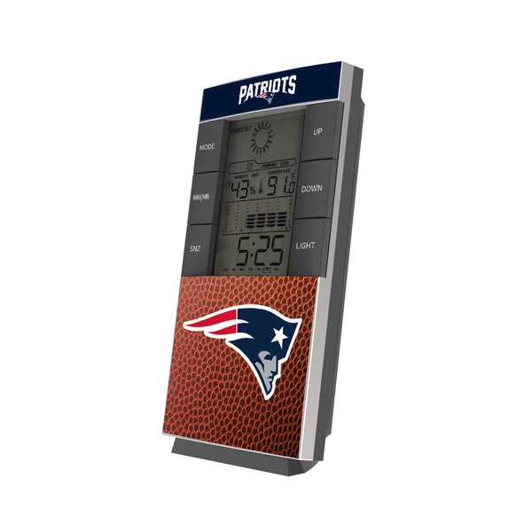 New England Patriots Football Wordmark Digital Desk Clock
