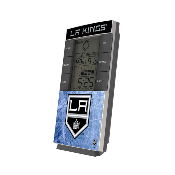 LA Kings Ice Wordmark Digital Desk Clock