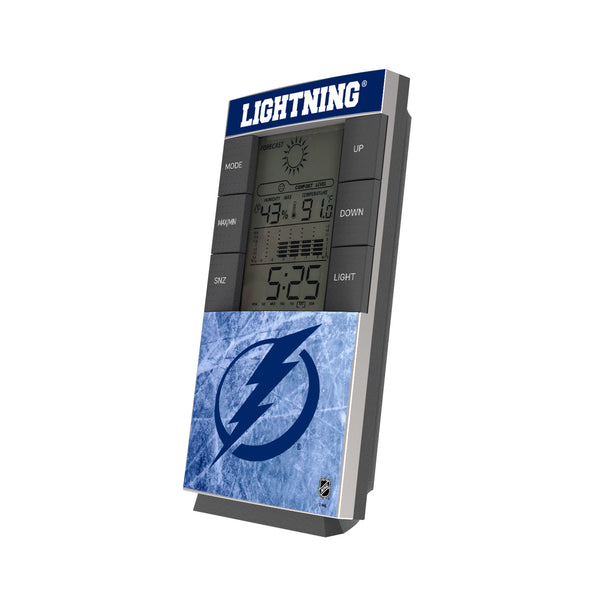 Tampa Bay Lightning Ice Wordmark Digital Desk Clock