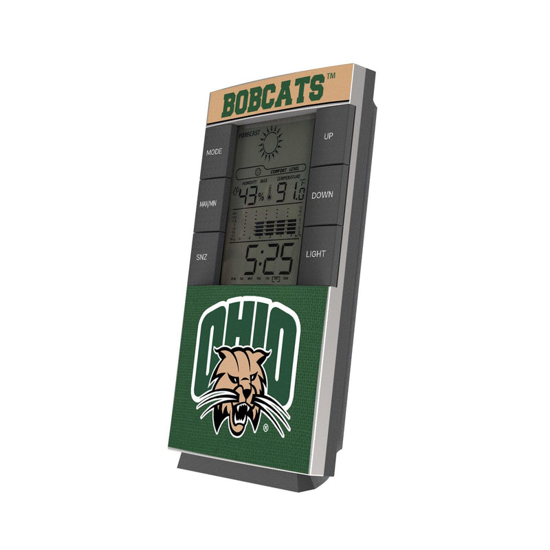 Ohio University Bobcats Endzone Solid Digital Desk Clock