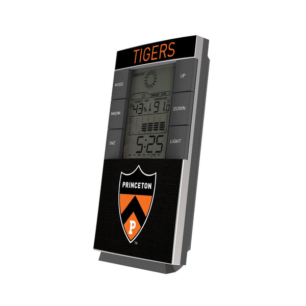 Princeton Tigers Endzone Solid Digital Desk Clock