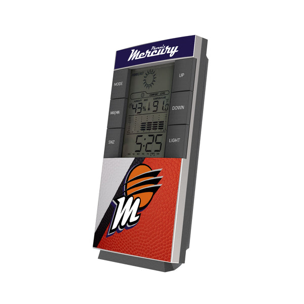 Phoenix Mercury Basketball Digital Desk Clock
