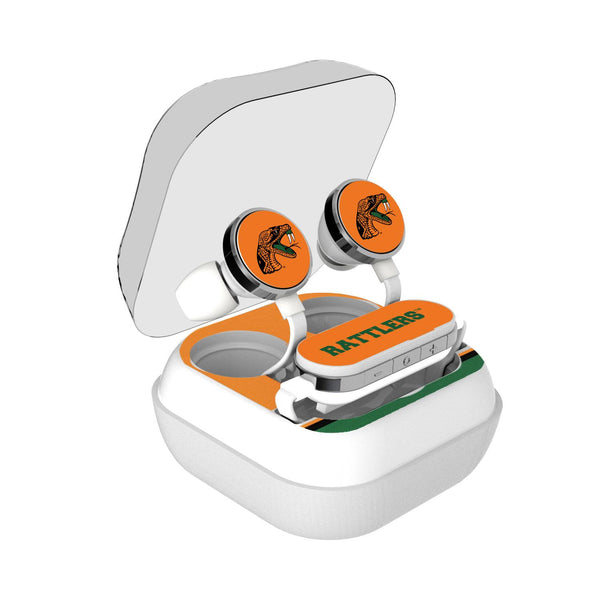 Florida A&M Rattlers Stripe Wireless Earbuds