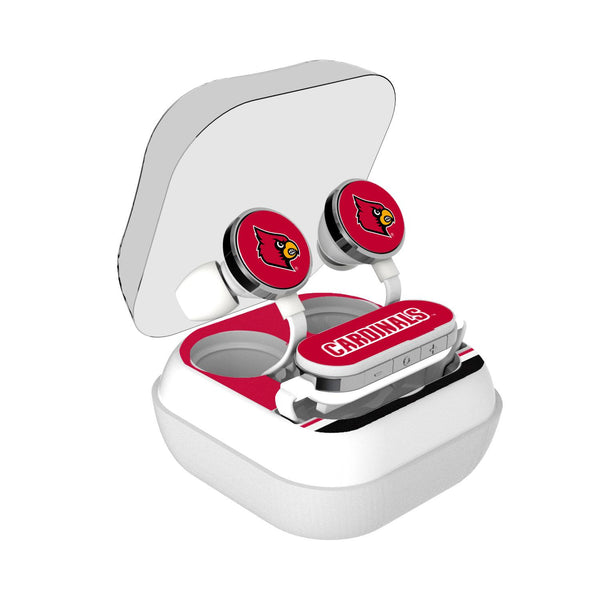 Louisville Cardinals Stripe Wireless Earbuds