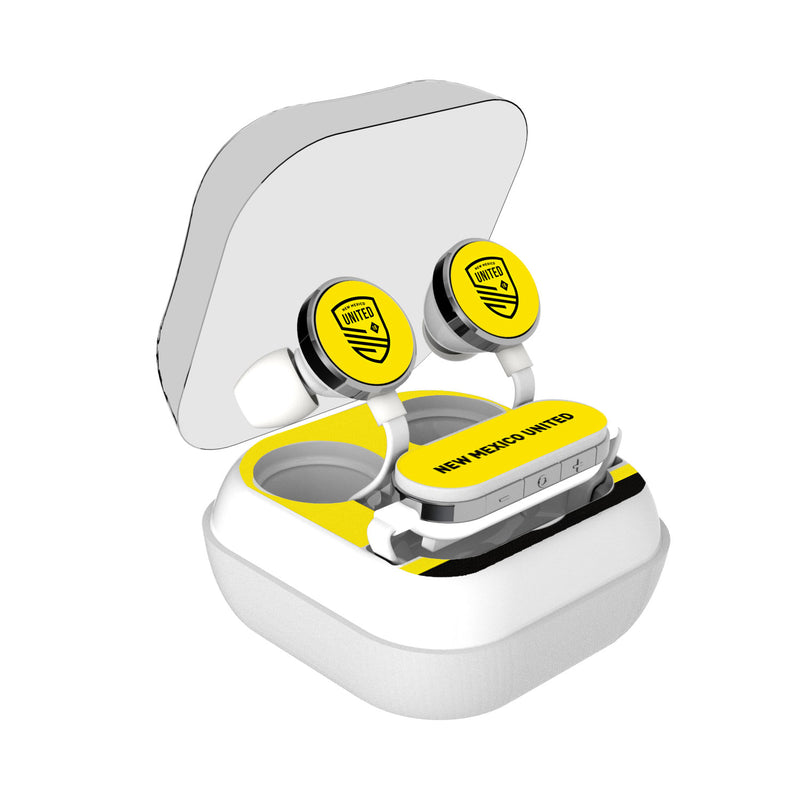 New Mexico United  Stripe Wireless Earbuds