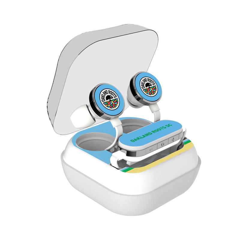 Oakland Roots SC  Stripe Wireless Earbuds