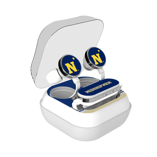 Naval Academy Midshipmen Stripe Wireless Earbuds