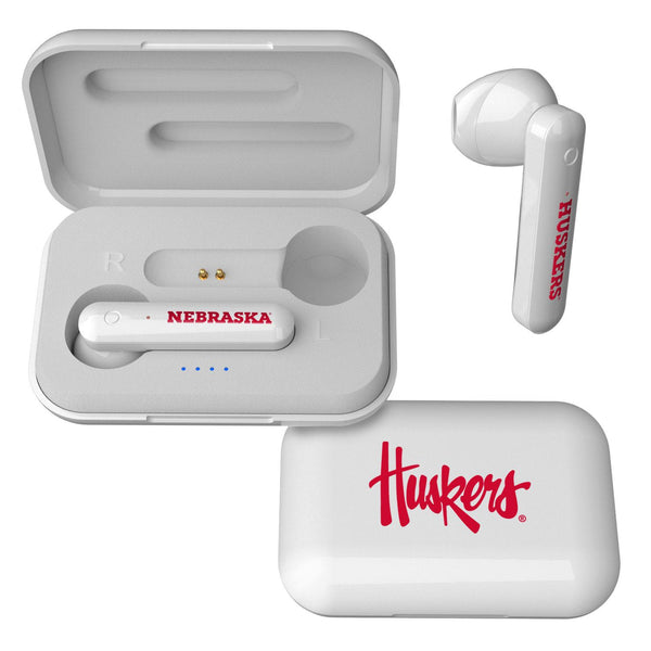 Nebraska Huskers Insignia Wireless TWS Earbuds