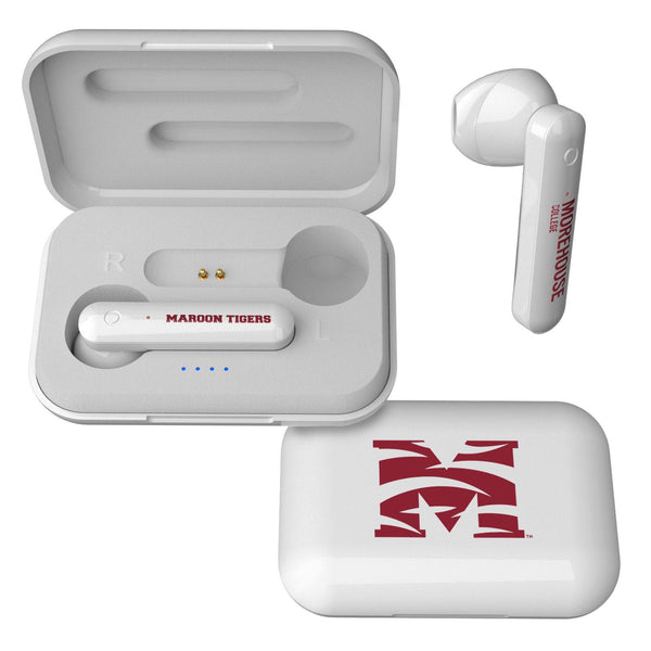 Morehouse Maroon Tigers Insignia Wireless TWS Earbuds
