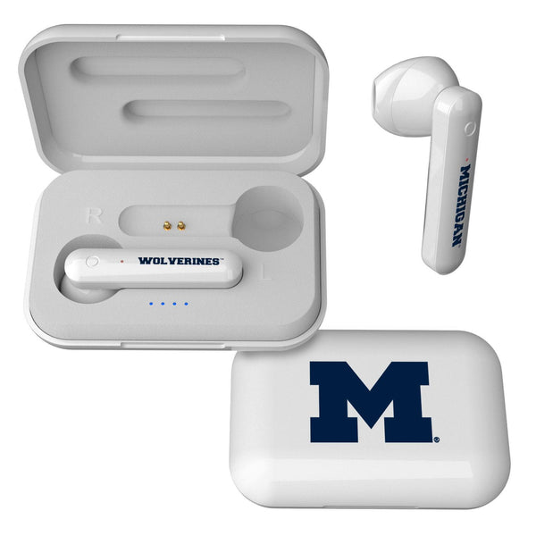 Michigan Wolverines Insignia Wireless TWS Earbuds
