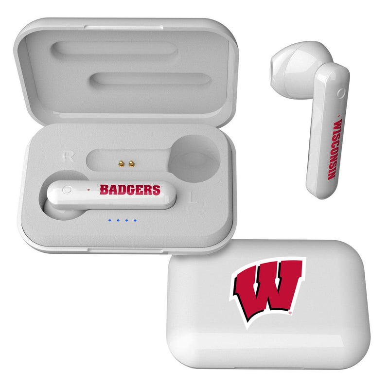 Wisconsin Badgers Insignia Wireless TWS Earbuds