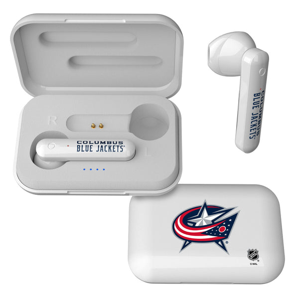 Columbus Blue Jackets Insignia Wireless Earbuds