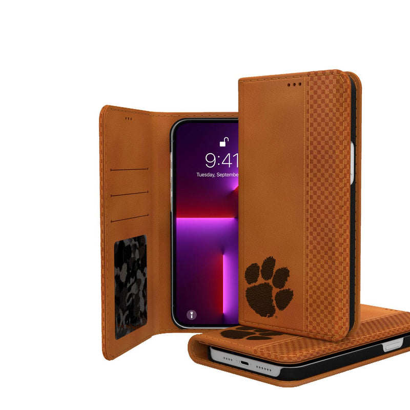 Clemson Tigers Burn iPhone Folio Phone Case